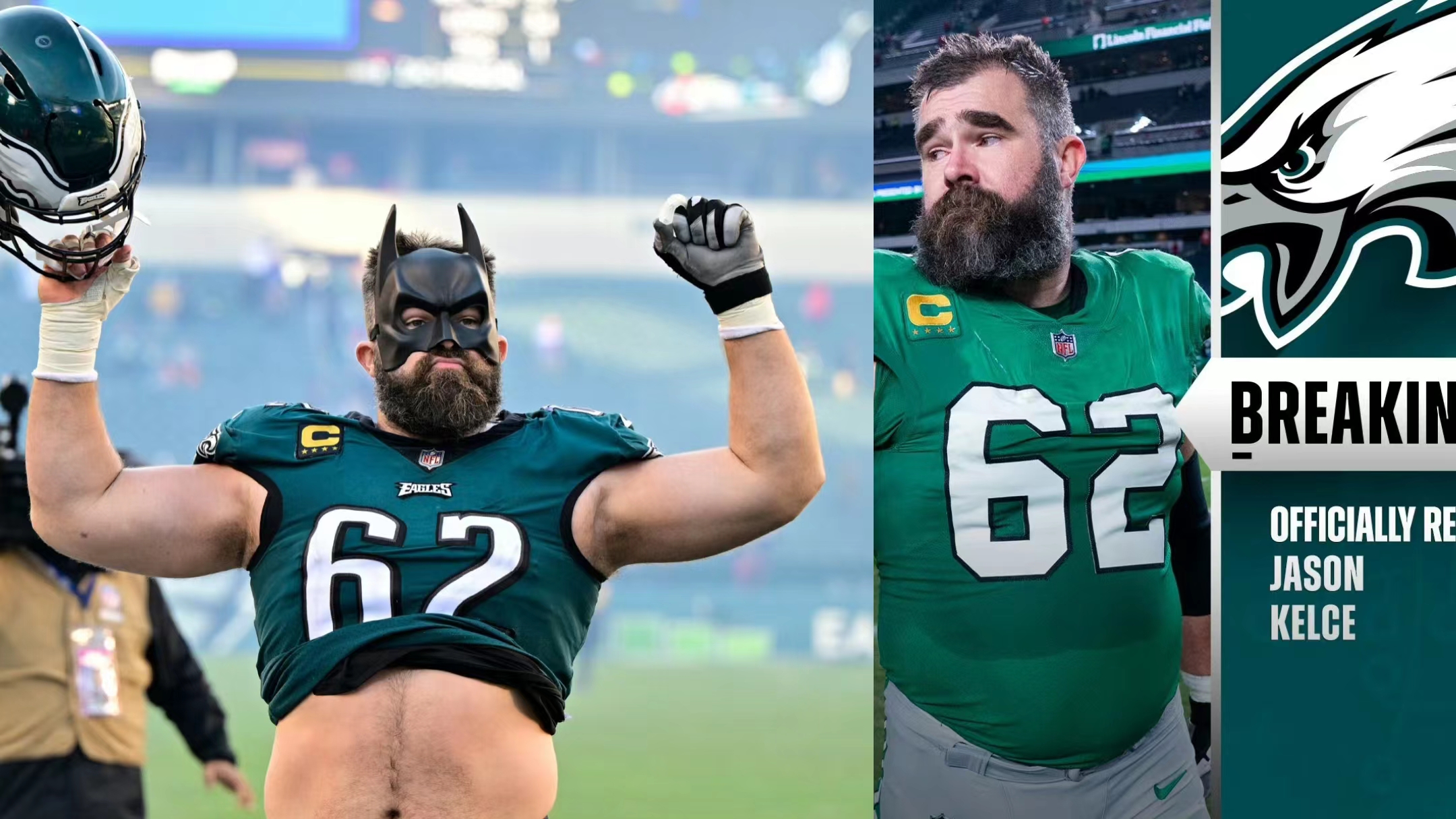 Adieu à la légende Jason Kelce, après 13 années glorieuses sous le maillot des Eagles